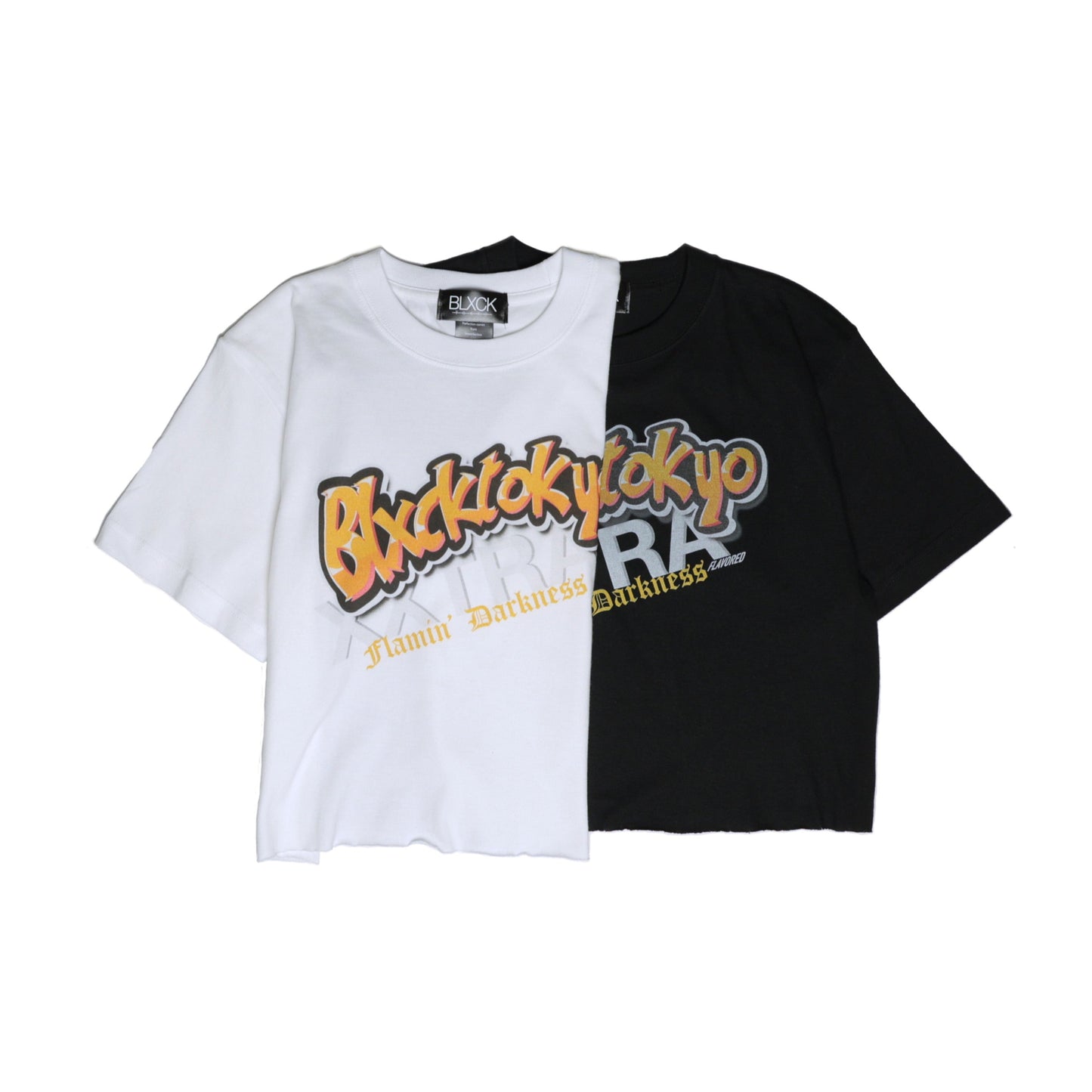 Cropped Darkness Flavored Tee (White)