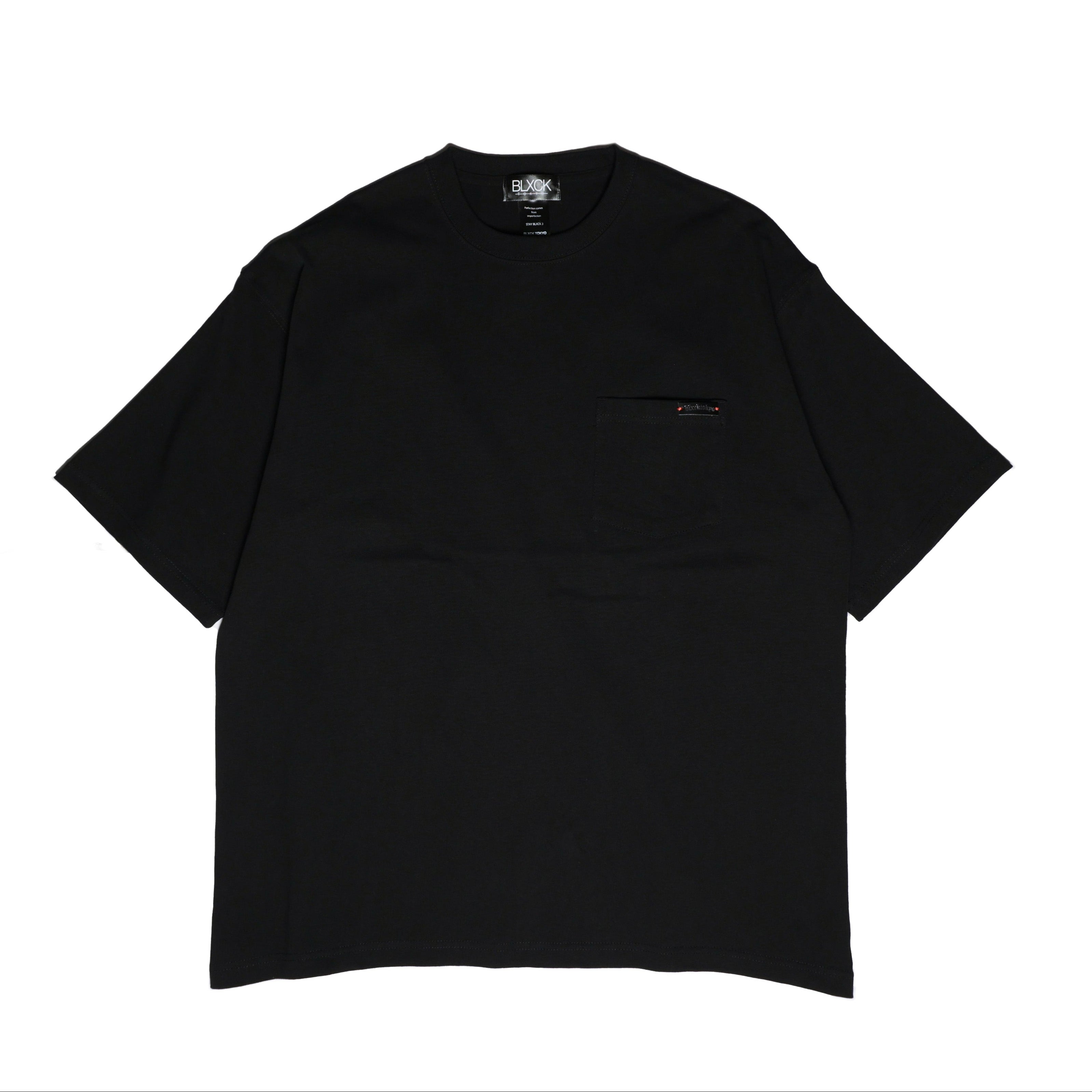 Pocket Heavy Onz Tee (Black) – BLXCK Tokyo