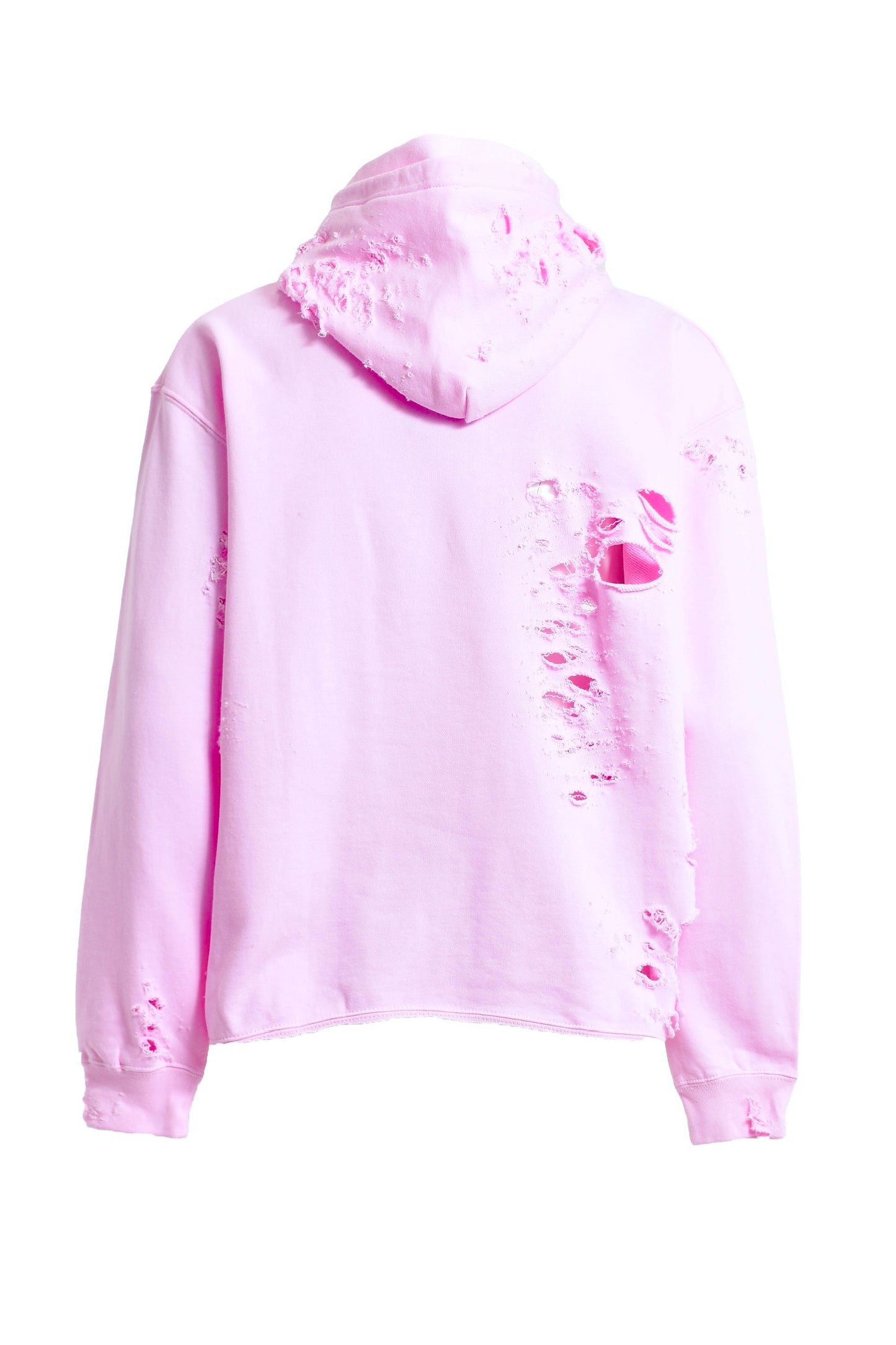 Extra Damaged Hoodie (Pink)