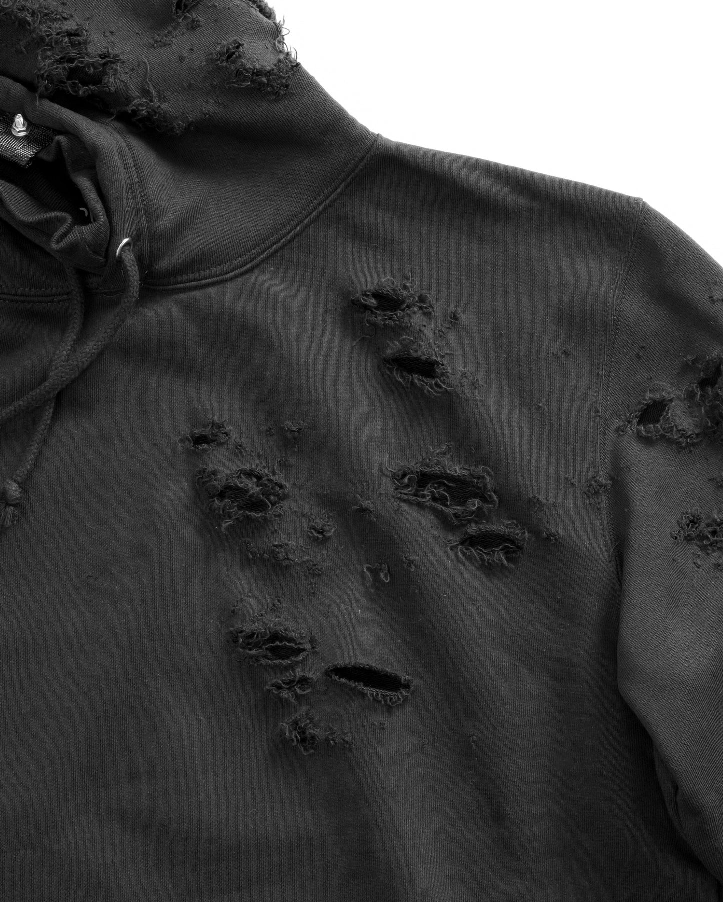 Extra Damaged Hoodie (Black)