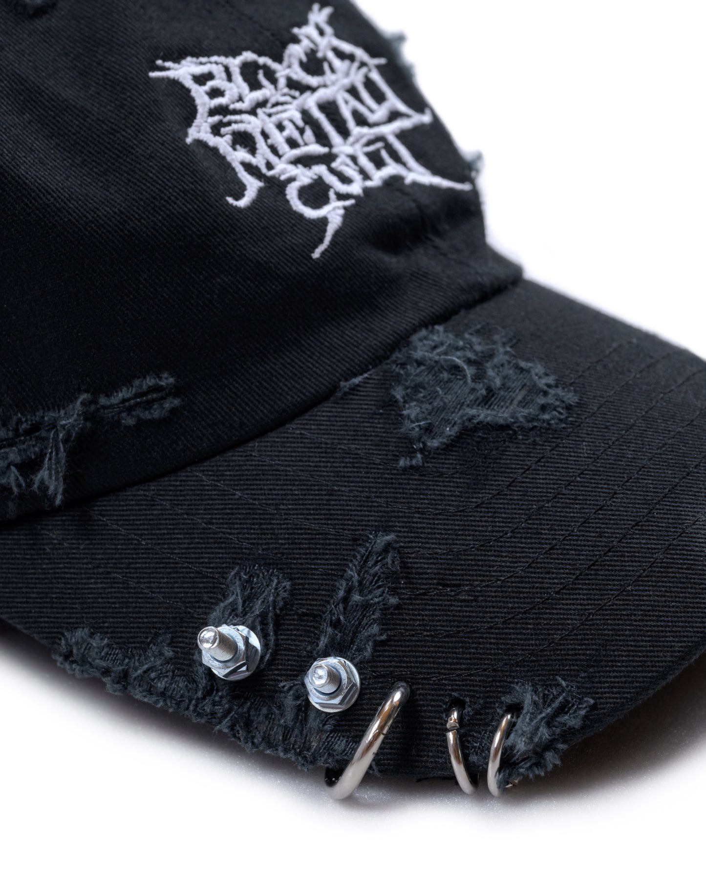 Damaged Metal Cult Dad Hat (B x W)