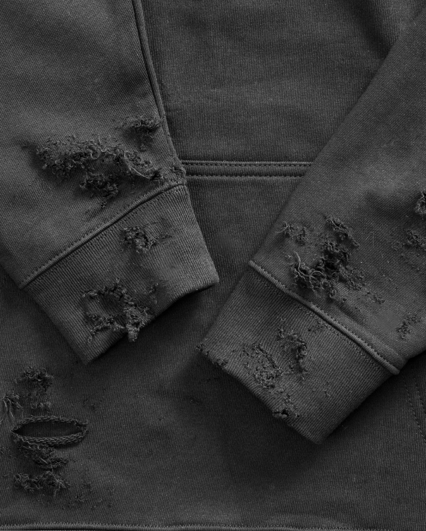 Extra Damaged Hoodie (Black)