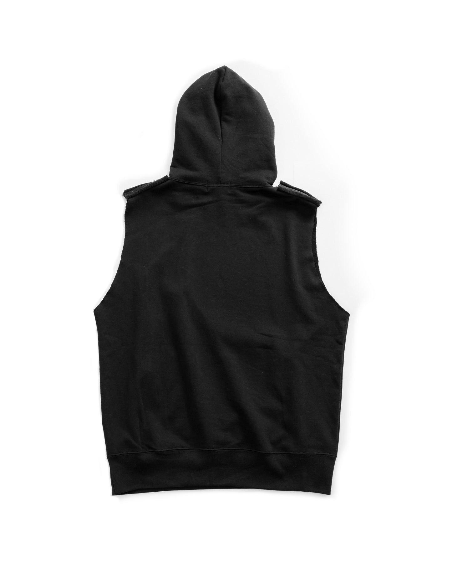 Zip Sleeveless Hoodie
