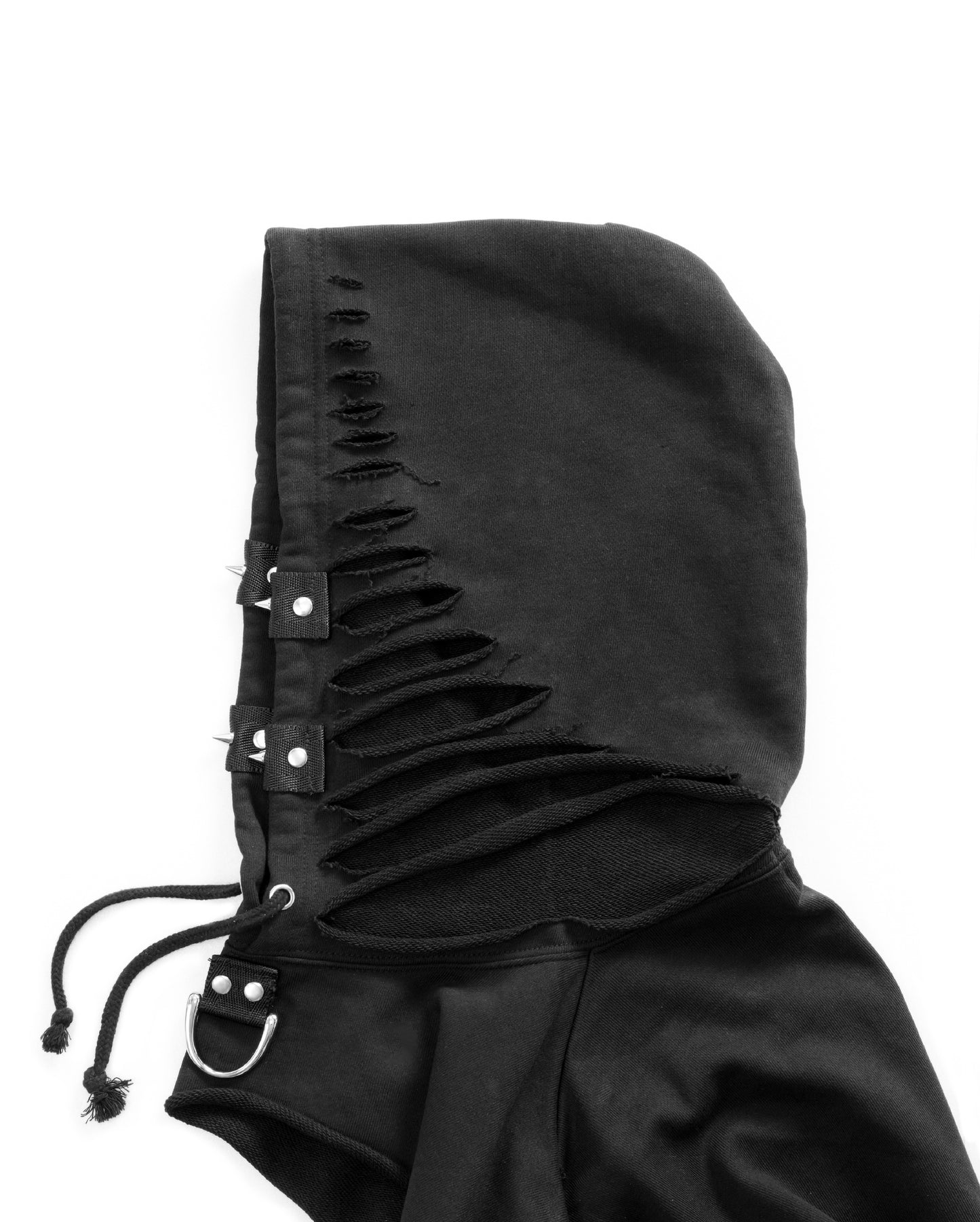 Extra Damaged Crop Hoodie
