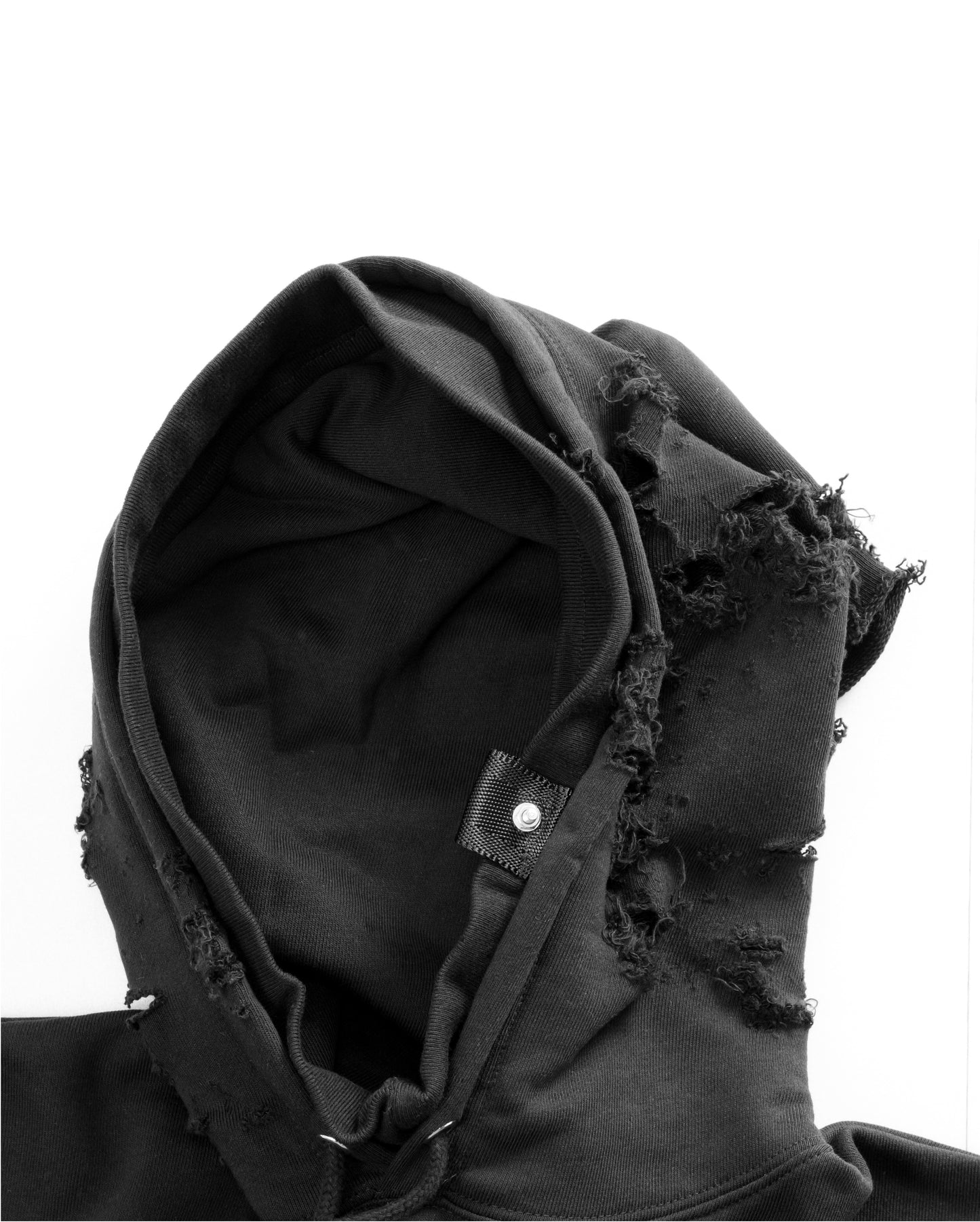 Extra Damaged Hoodie (Black)