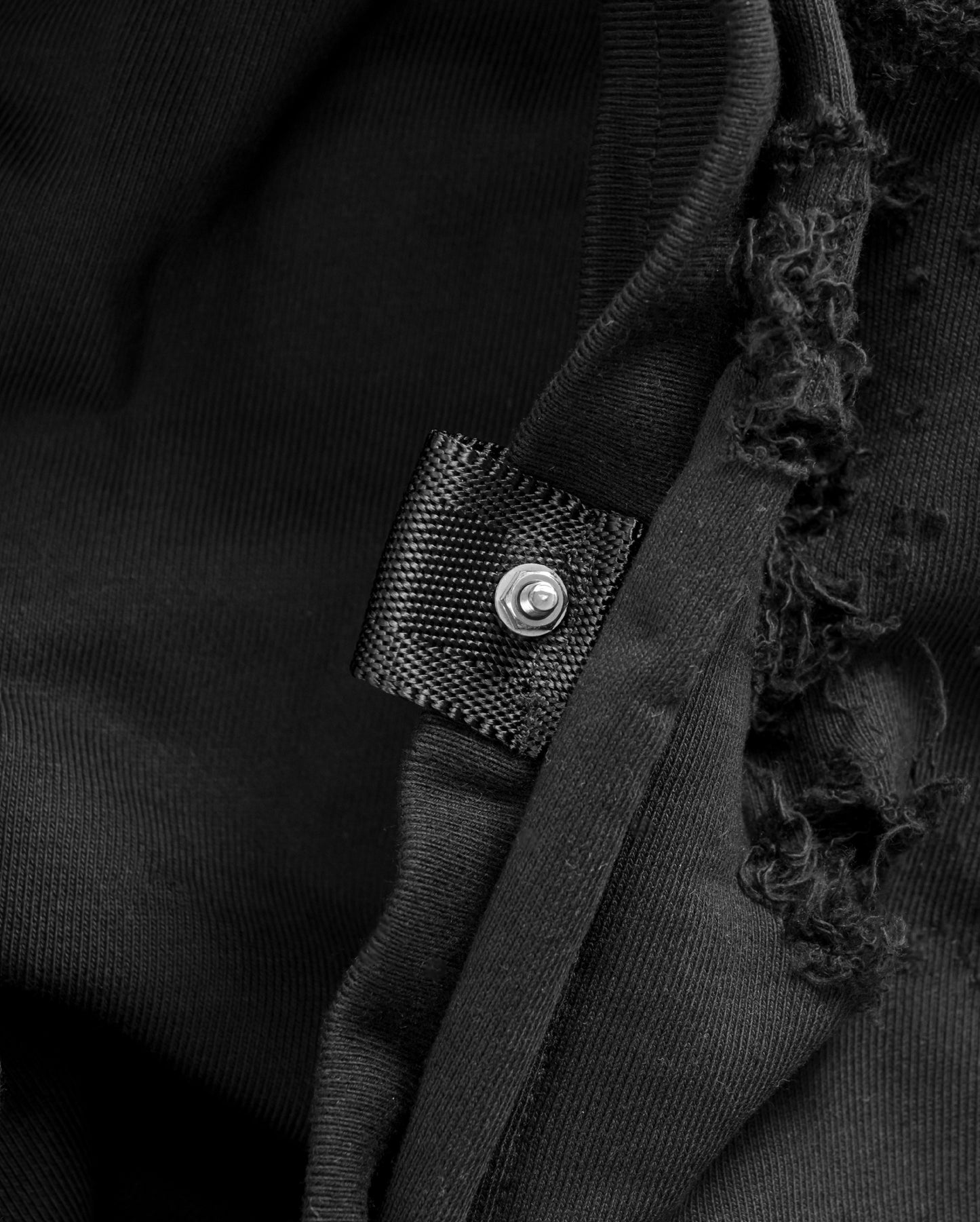 Extra Damaged Hoodie (Black)