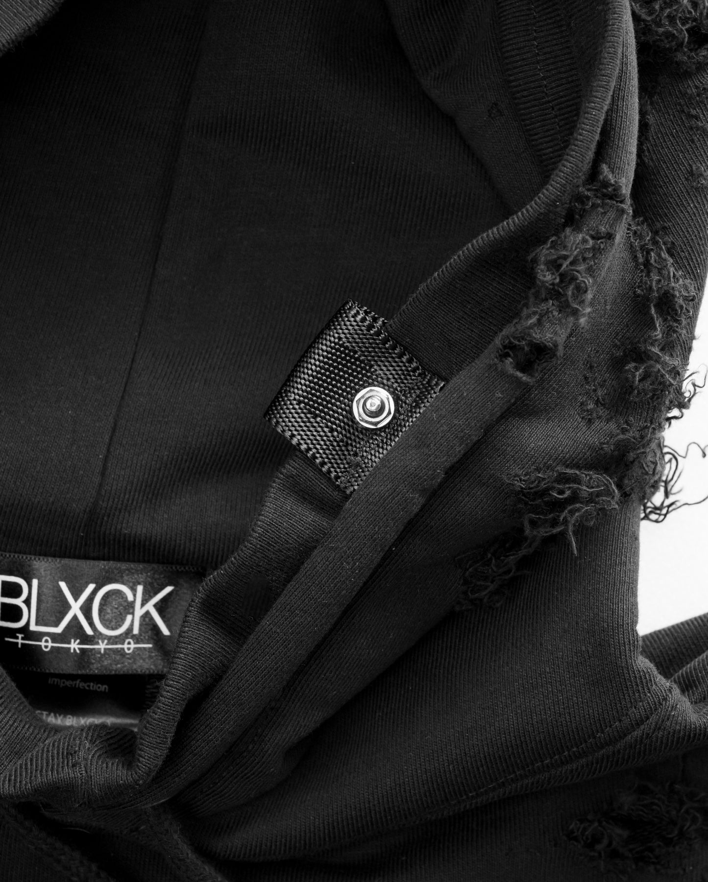 Extra Damaged Hoodie (Black)