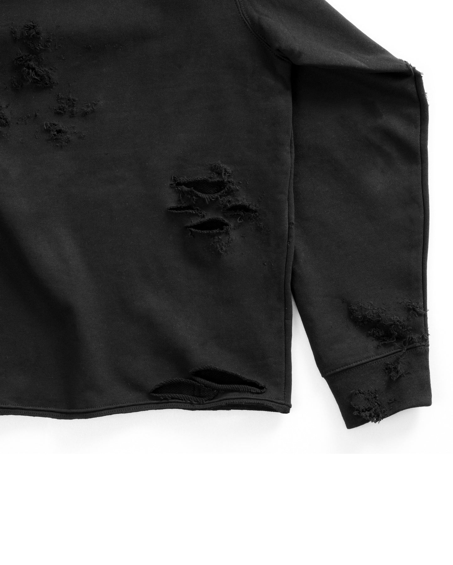 Extra Damaged Hoodie (Black)