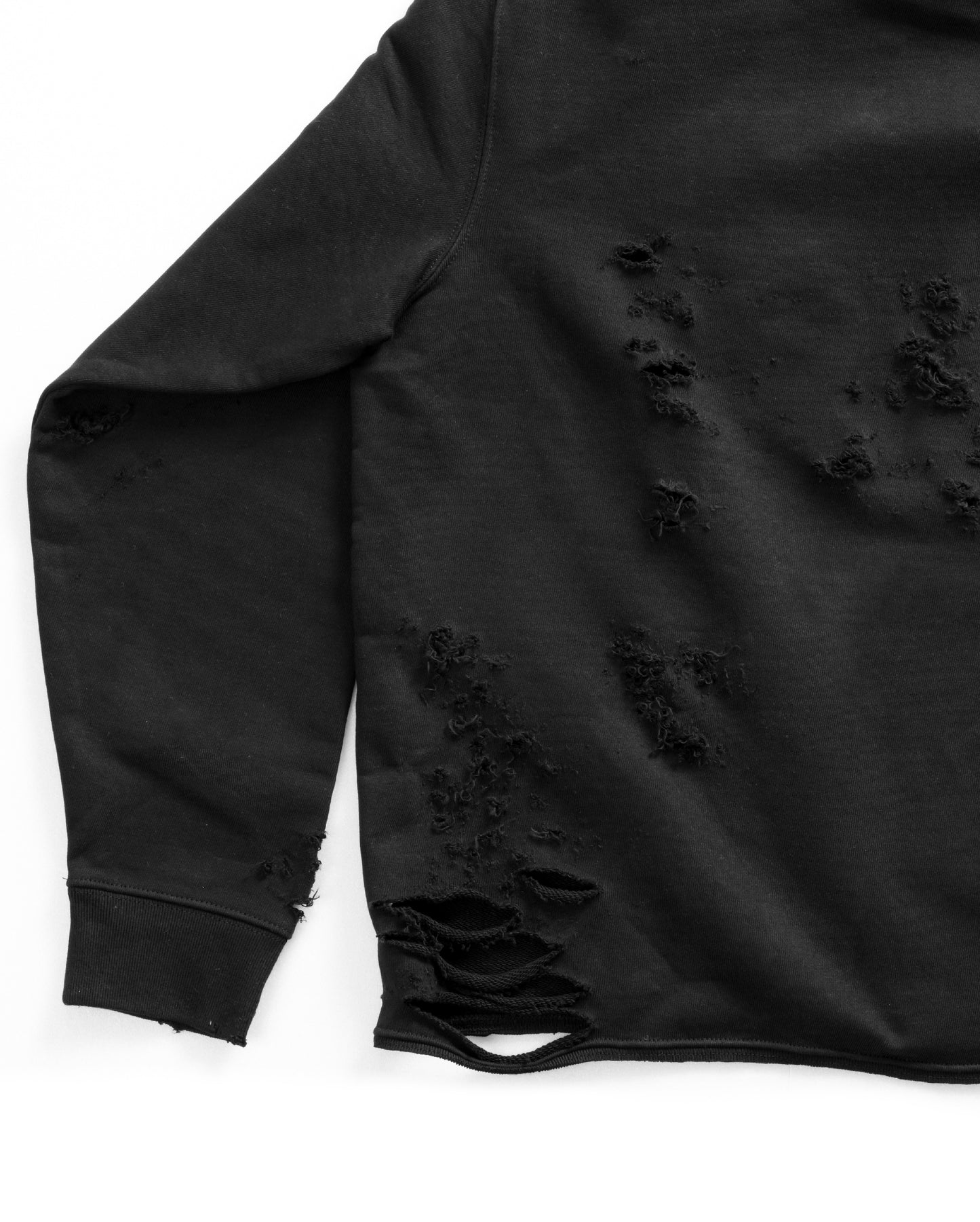 Extra Damaged Hoodie (Black)