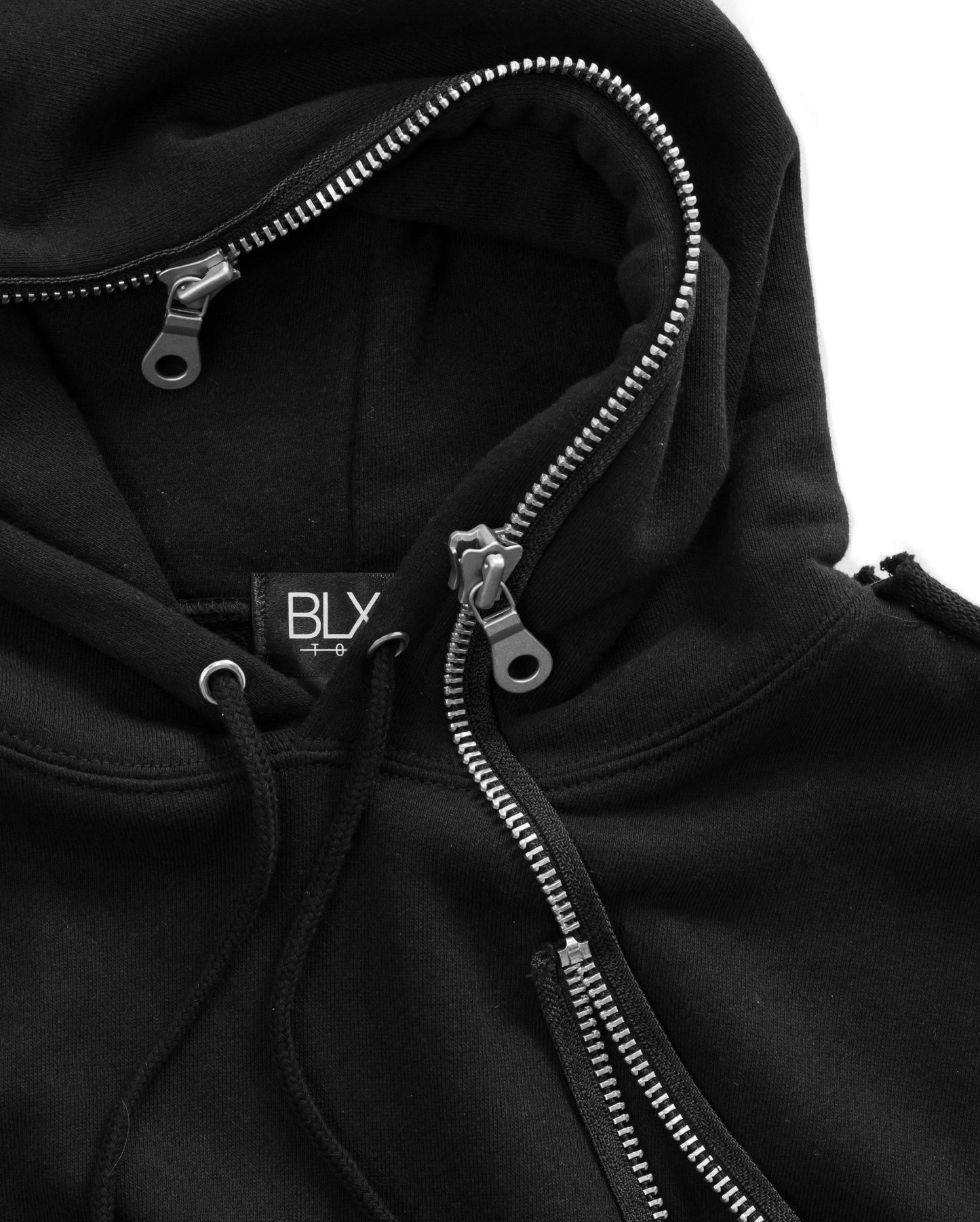 Zip Sleeveless Hoodie