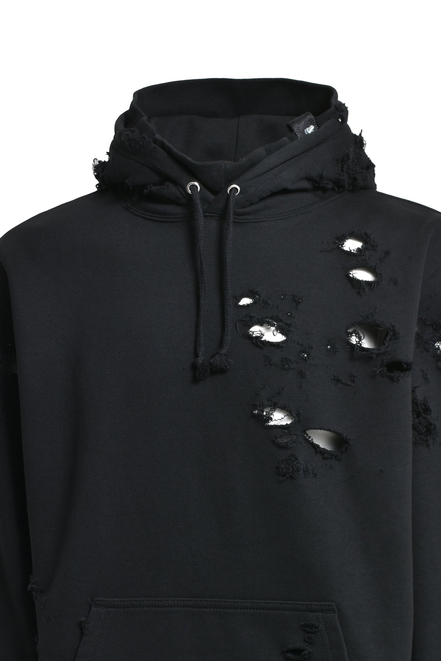 Extra Damaged Hoodie (Black)