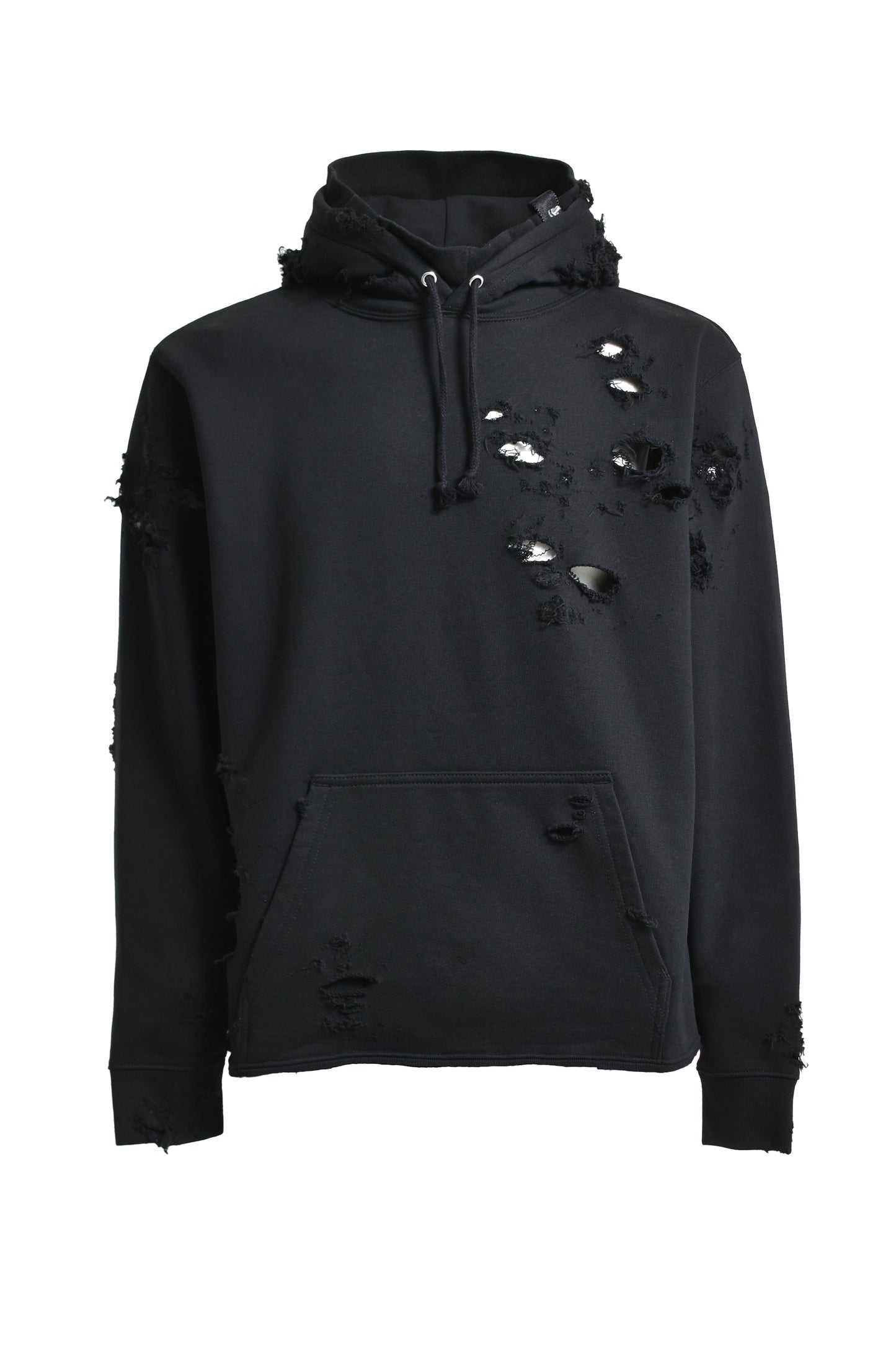 Extra Damaged Hoodie (Black)