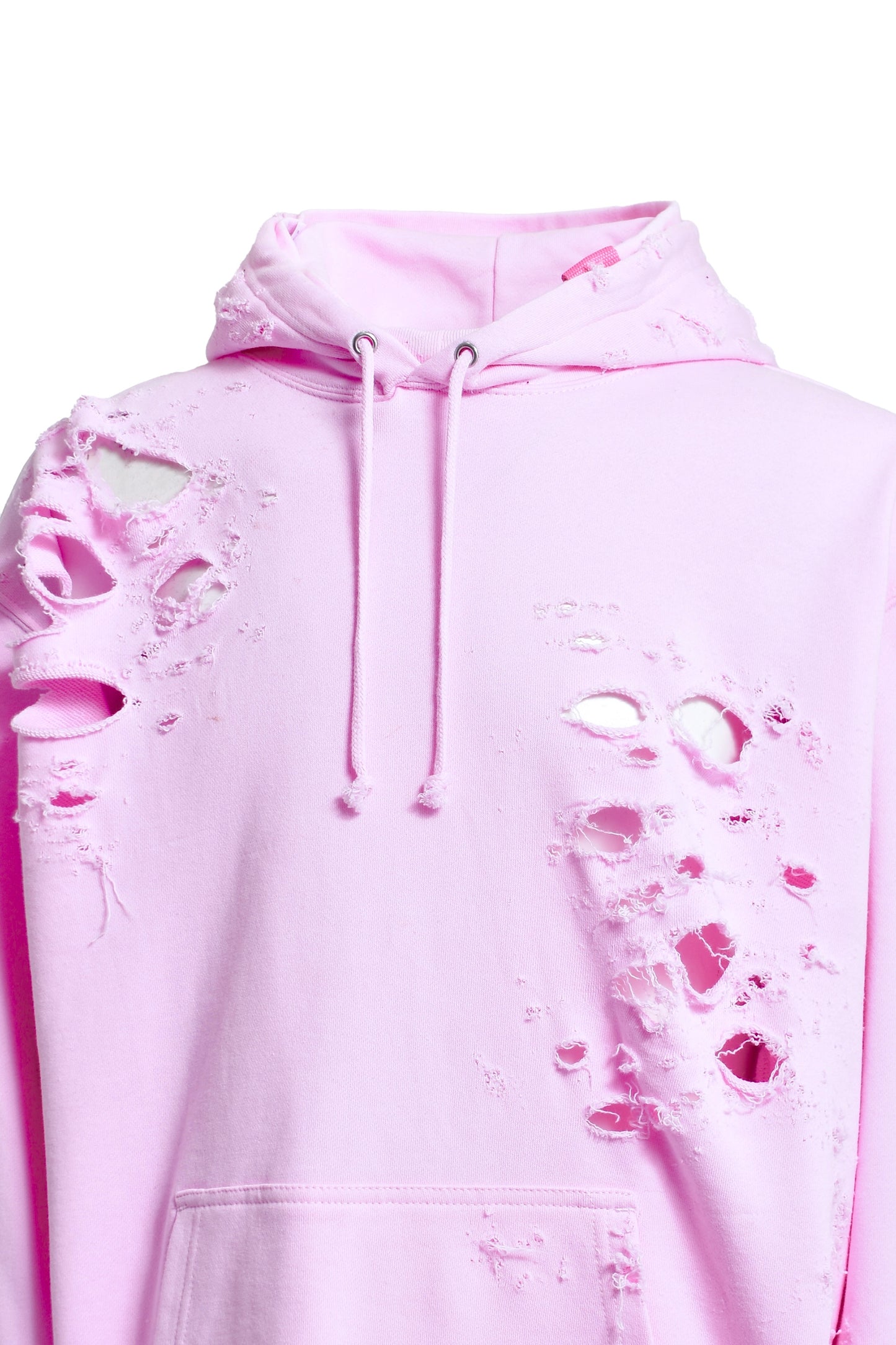 Extra Damaged Hoodie (Pink)