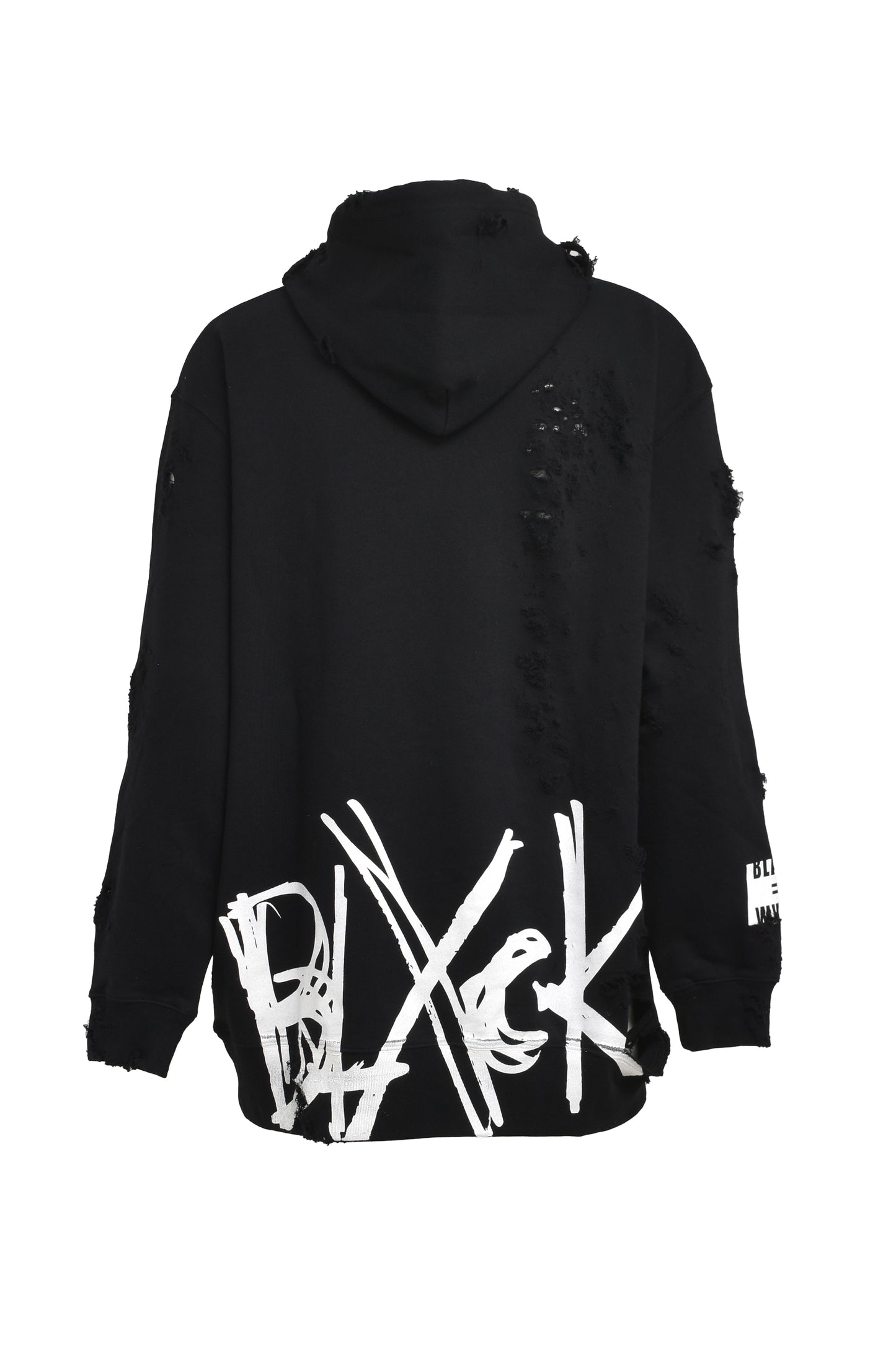 Damaged Logo Hoodie (B x W)