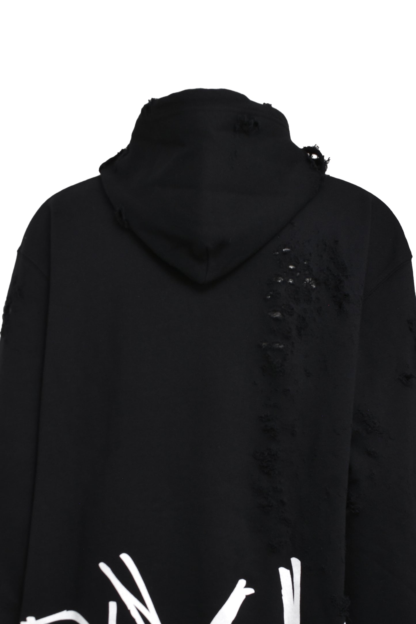 Damaged Logo Hoodie (B x W)