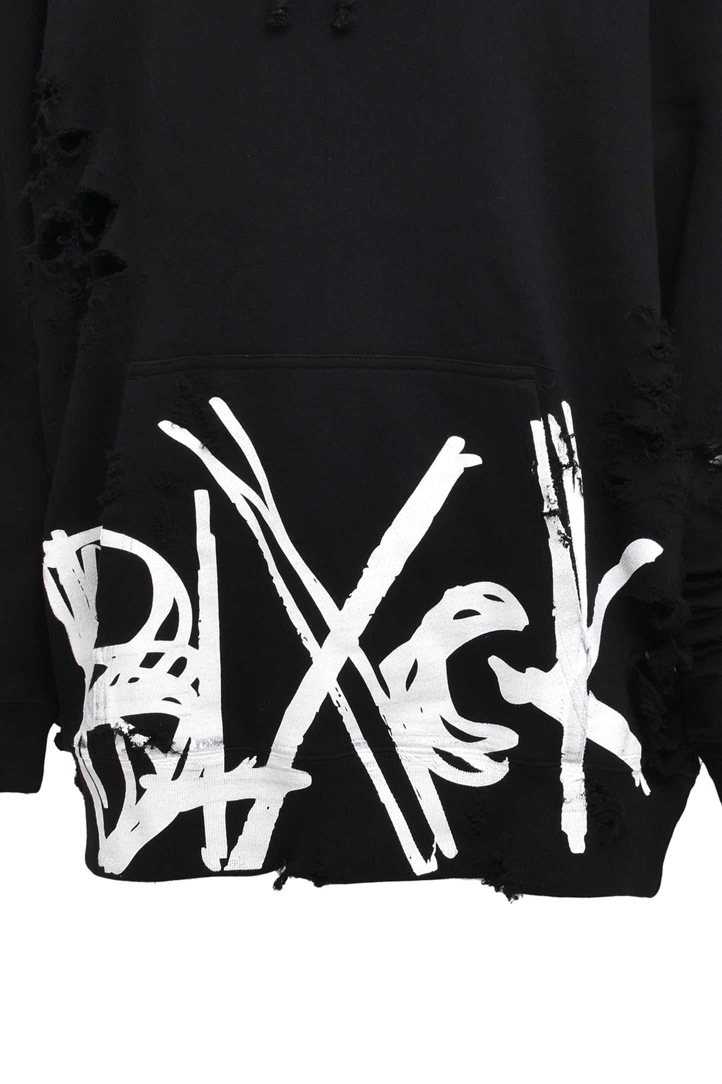 Damaged Logo Hoodie (B x W)