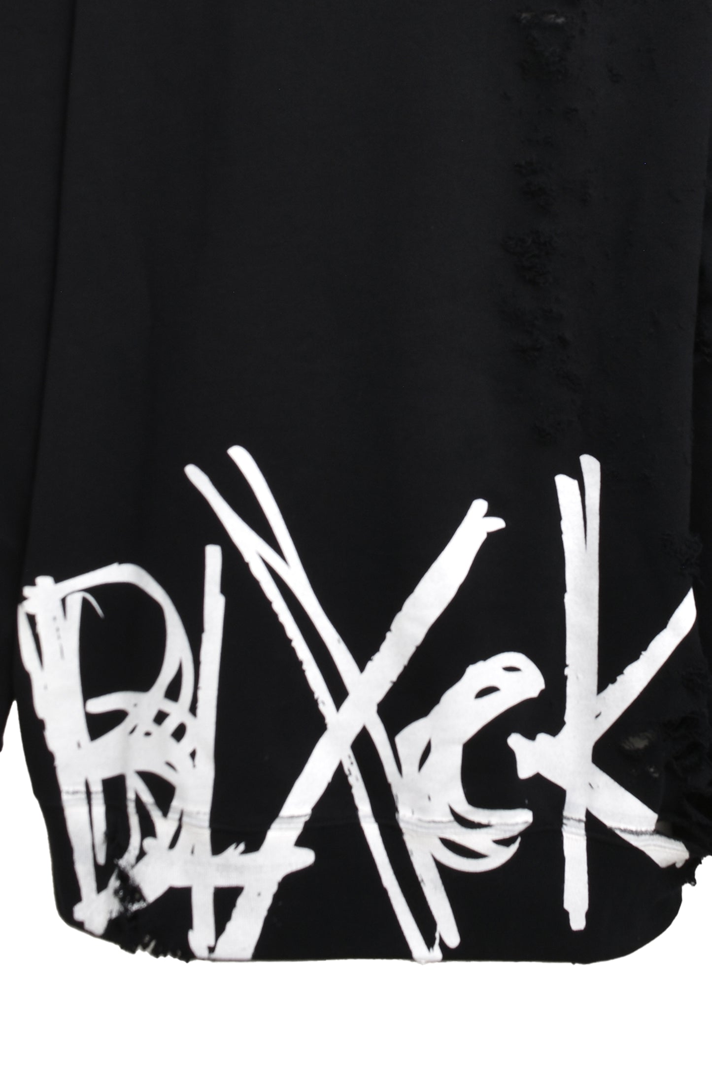 Damaged Logo Hoodie (B x W)