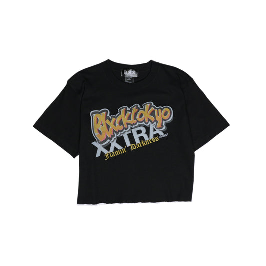 Cropped Darkness Flavored Tee (Black)
