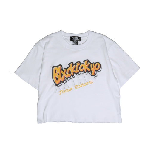 Cropped Darkness Flavored Tee (White)