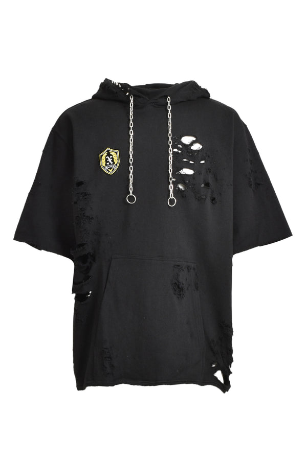 Custom Chain Emblem Hoodie – BLXCK Tokyo