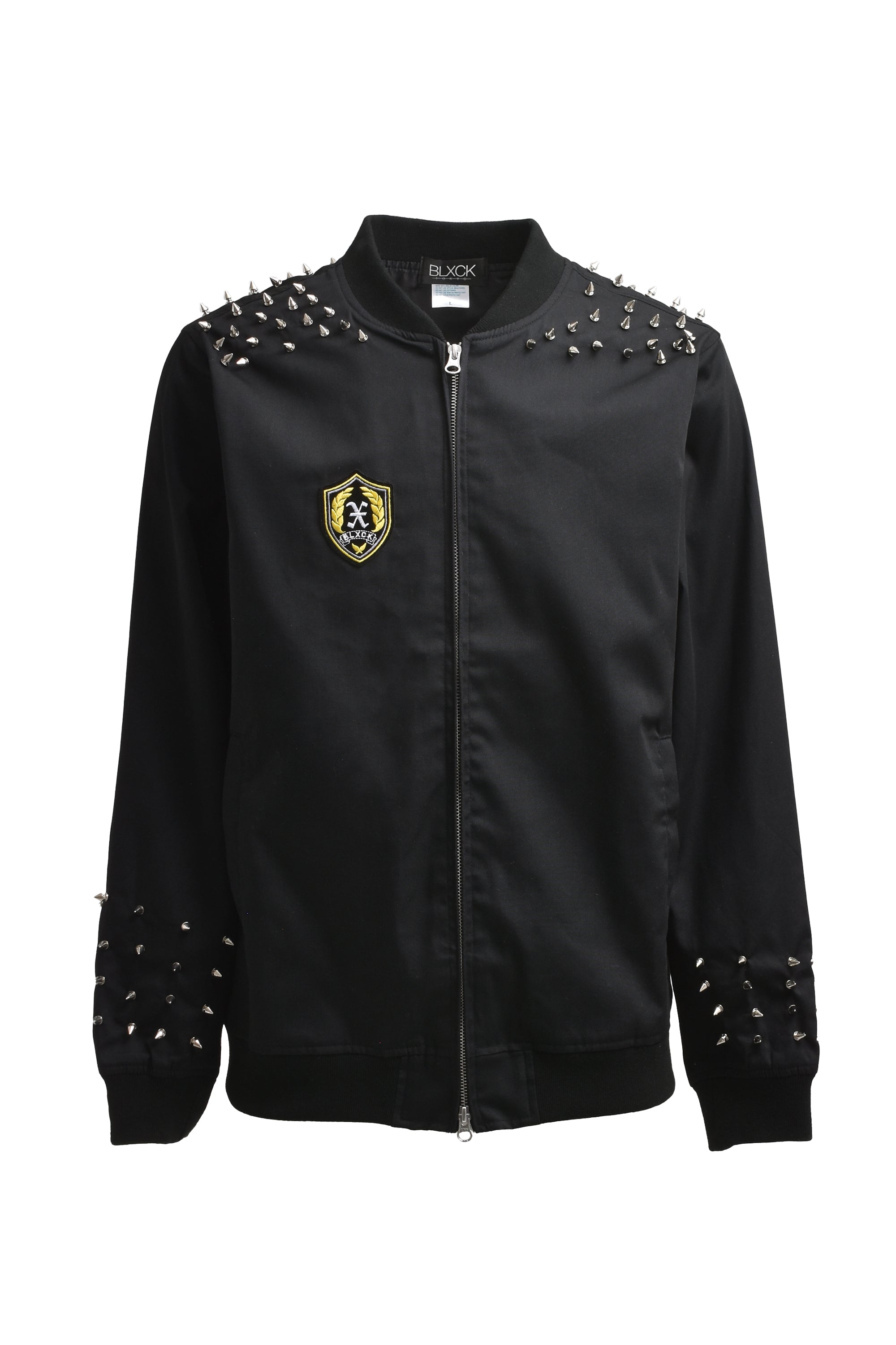 Spiked Light Bomber Jacket