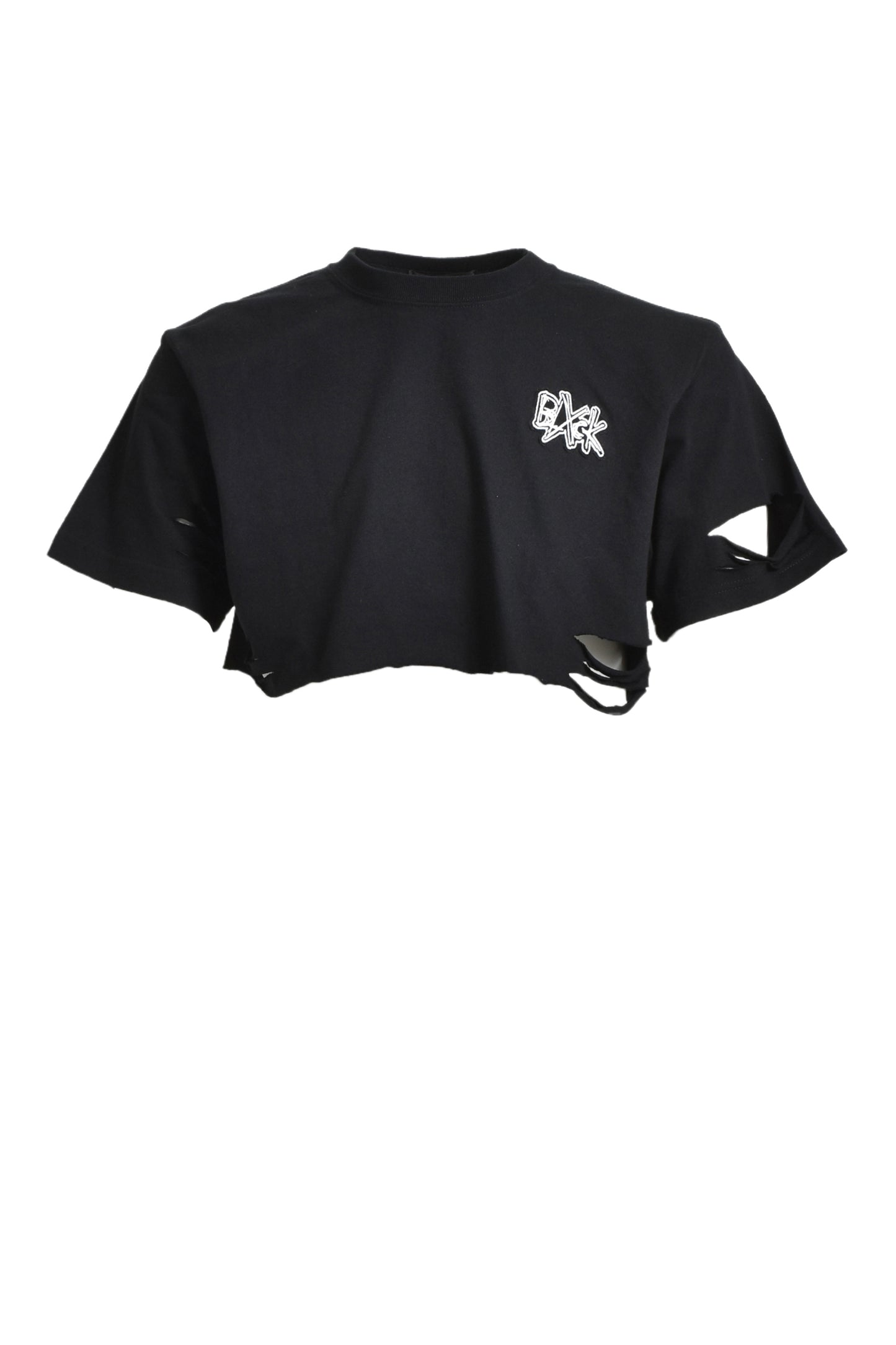 Cropped Logo Patch Tee