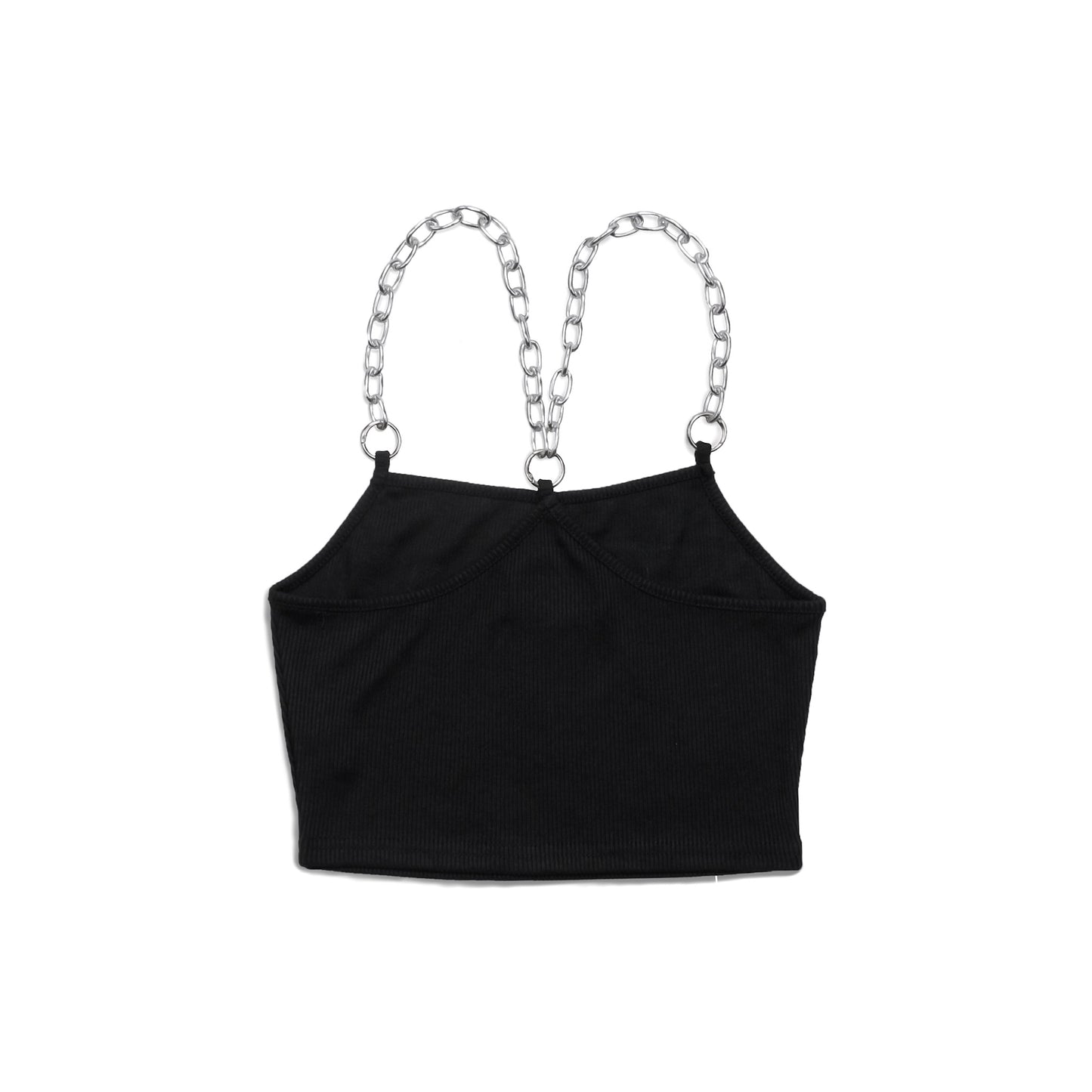 BLXCK Metal Chain Crop (BLXCK x White)